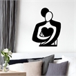 ASIR Wallity Love Decorative Metal Wall Accessory in Black
