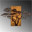 ASIR Wallity Acacia Tree 387-A Decorative Wooden Wall Accessory in Multi-Color