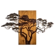ASIR Wallity Acacia Tree 387-A Decorative Wooden Wall Accessory in Multi-Color