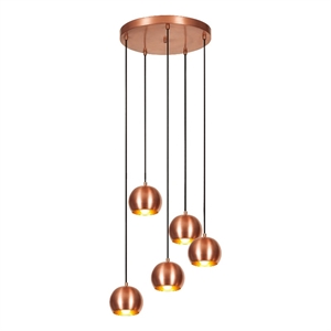 ASIR Opviq Sivani MR 999 Chandelier in Copper