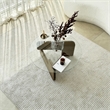 ASIR Hanah Home Mia Coffee Table in Transparent Walnut