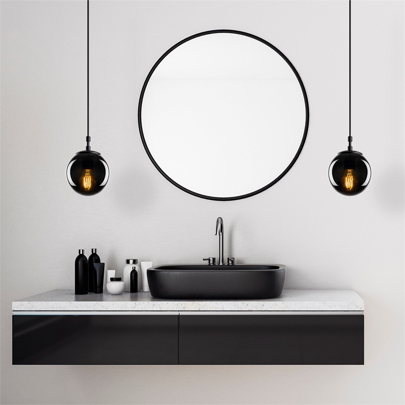 ASIR Opviq Efe 2155 Chandelier in Black
