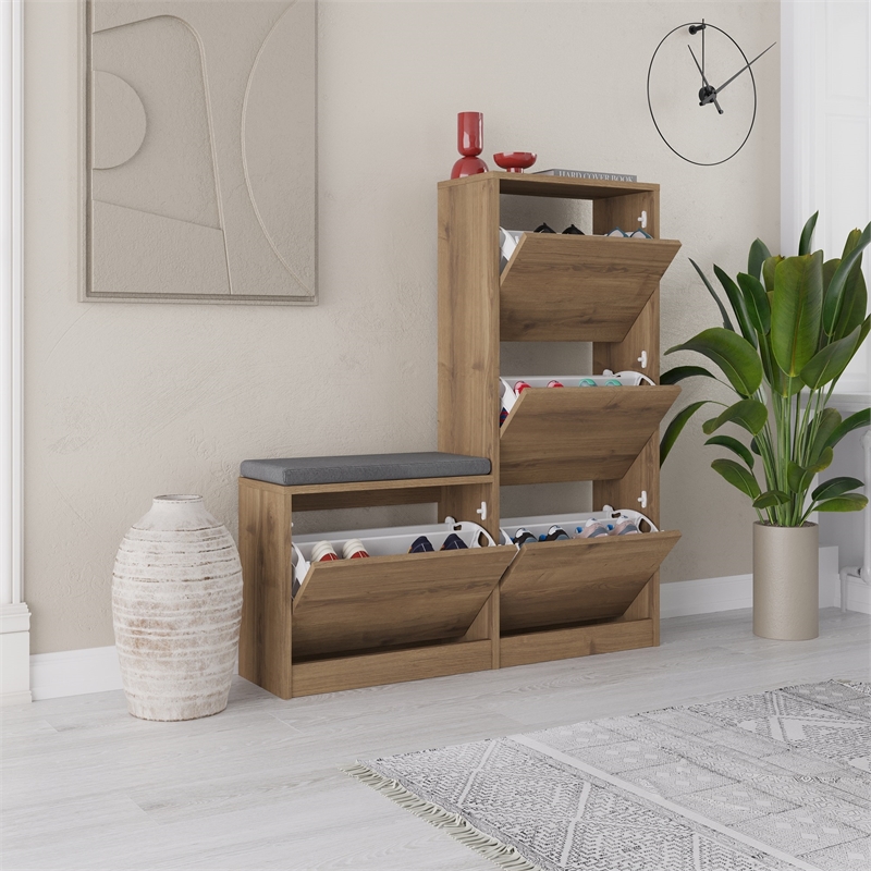 ASIR Hanah Home Dude Shoe Cabinet in Hitit