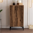 ASIR Hanah Home Prag Shoe Cabinet in Walnut