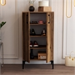 ASIR Hanah Home Prag Shoe Cabinet in Walnut