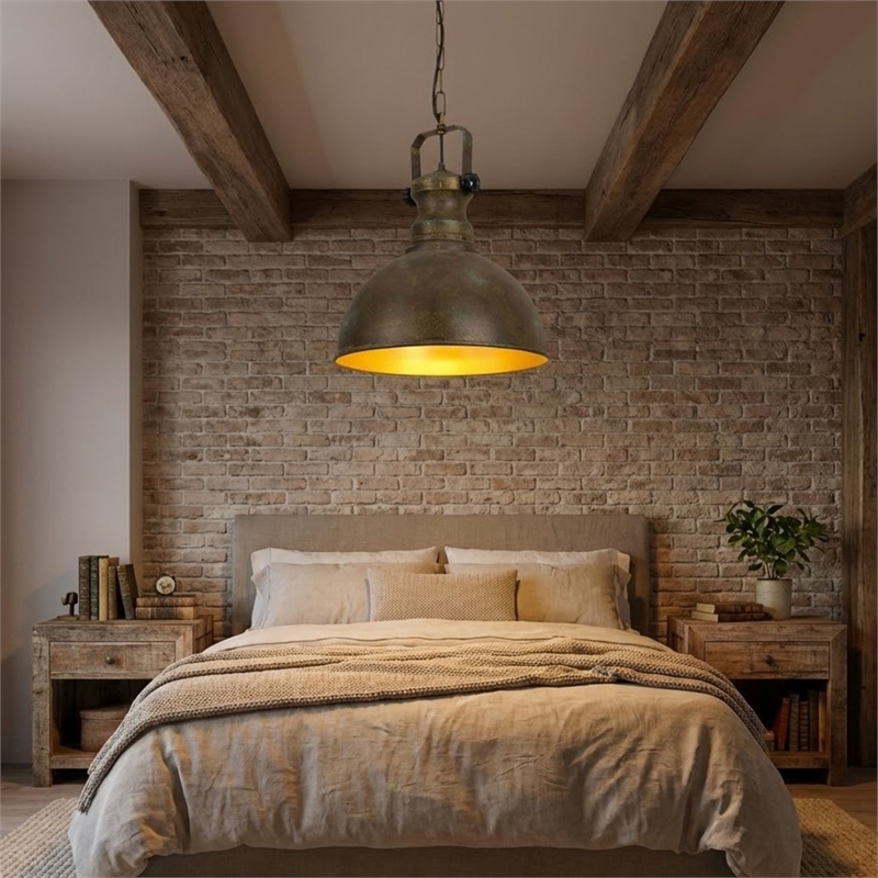 ASIR Opviq Saglam 3710 Chandelier in Antique Brass