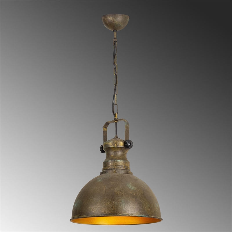 ASIR Opviq Saglam 3710 Chandelier in Antique Brass