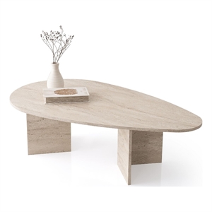 ASIR Hanah Home Flap 9542 Coffee Table in Beige