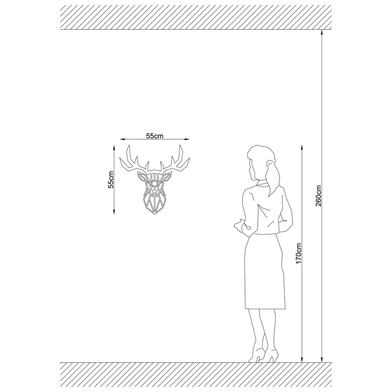 ASIR Opviq W-051 Wall Lamp in Black