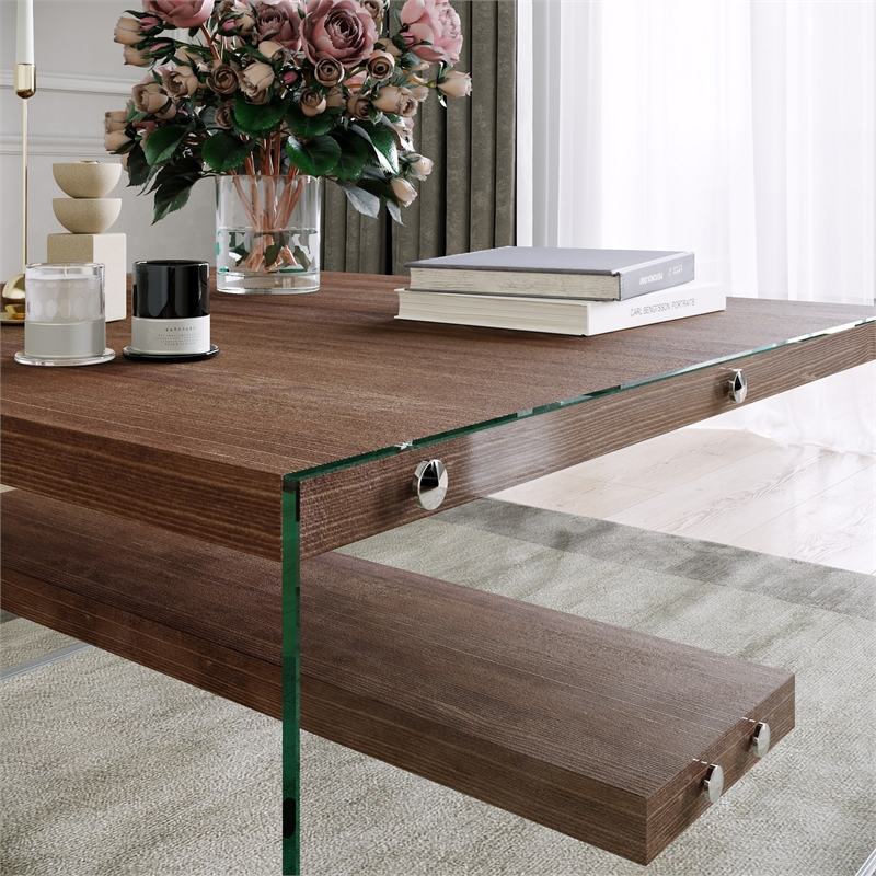ASIR Hanah Home S100 Coffee Table in Walnut