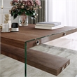 ASIR Hanah Home S100 Coffee Table in Walnut