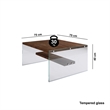 ASIR Hanah Home S100 Coffee Table in Walnut