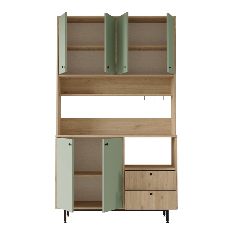 ASIR Hanah Home RE7-SY Multi Purpose Cabinet in Oak
