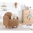 ASIR Atelier Del Sofa Moylo Kid's Wing Chair in Coffee