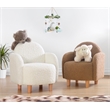 ASIR Atelier Del Sofa Moylo Kid's Wing Chair in Coffee