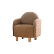 ASIR Atelier Del Sofa Moylo Kid's Wing Chair in Coffee