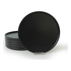 ASIR Hermia ST038006F956MAS3T00 Matte Black Service Plate Set