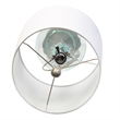 Sophia Rippled Glass Table Lamp in Teal