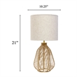 Lanai Paper Rope Table Lamp in Natural