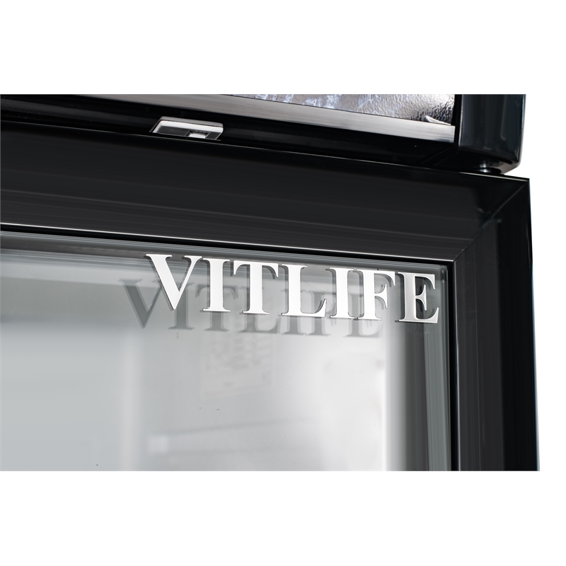 8.79 cu.ft. Merchandising Swing Glass Door Ref with Canopy - One Door