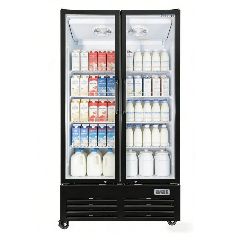 26.5 cu.ft. Merchandising Swing Glass Door Refrigerator - Double Doors