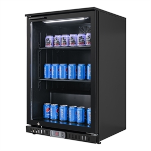 4.7 cu.ft. Single Door Backbar Cooler Black