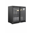 7.49 cu.ft. Two Door Backbar Cooler Black