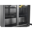 7.49 cu.ft. Two Door Backbar Cooler Black