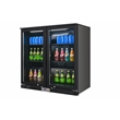 7.49 cu.ft. Two Door Backbar Cooler Black