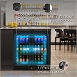 7.49 cu.ft. Two Door Backbar Cooler Black