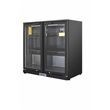7.49 cu.ft. Two Door Backbar Cooler Black