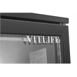 7.49 cu.ft. Two Door Backbar Cooler Black