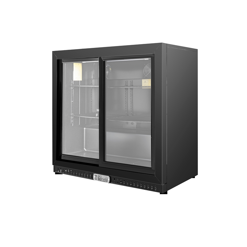 7.49 cu.ft. Two Door Backbar Cooler Stainless