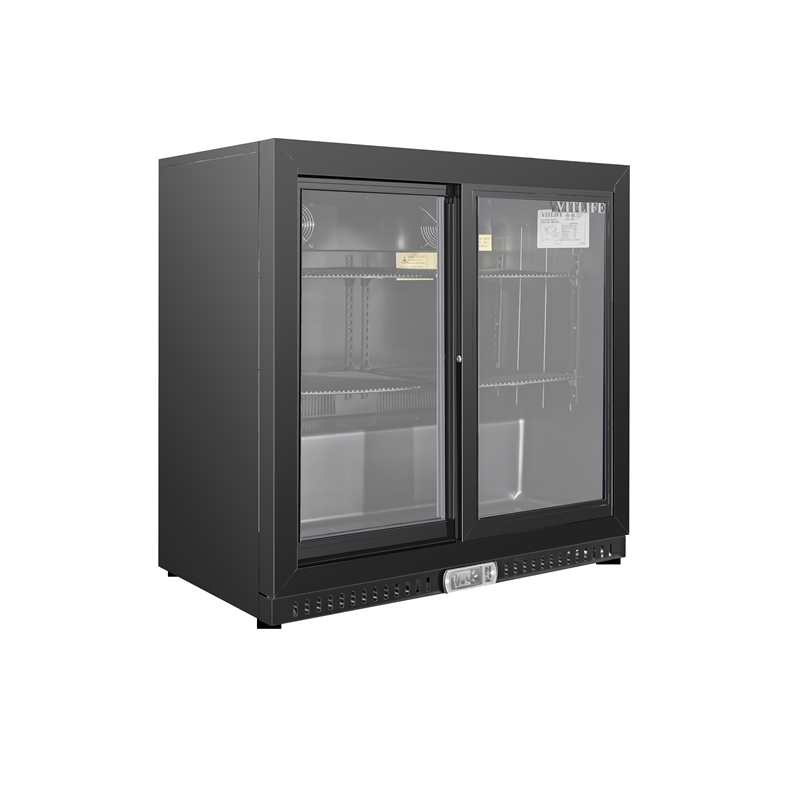 7.49 cu.ft. Two Door Backbar Cooler Stainless