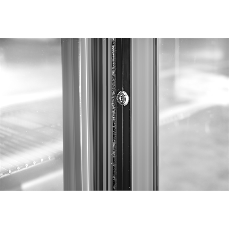 7.49 cu.ft. Two Door Backbar Cooler Stainless