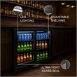 7.49 cu.ft. Two Door Backbar Cooler Stainless