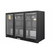 11.58 cu.ft. Three Door Backbar Cooler Black