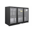 11.58 cu.ft. Three Door Backbar Cooler Black