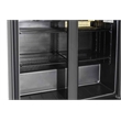 11.58 cu.ft. Three Door Backbar Cooler Black
