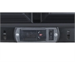 11.58 cu.ft. Three Door Backbar Cooler Black