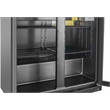 11.58 cu.ft. Three Door Backbar Cooler Black