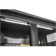 11.58 cu.ft. Three Door Backbar Cooler Black