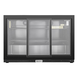 11.58 cu.ft. Three Door Backbar Cooler Stainless