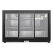 11.58 cu.ft. Three Door Backbar Cooler Stainless