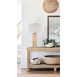 White Luminous Alabaster Metal Table Lamp with Night Light Soft Gold - Set of 2