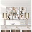 Ivory Luxe Radiance Ceramic Metal Table Lamp Off White & Gold - Set of 2