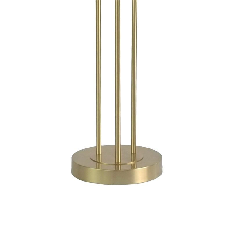 Blue Velvet Radiance Metal Table Lamp Plated Gold - Set of 2