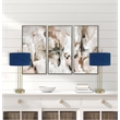 Blue Velvet Radiance Metal Table Lamp Plated Gold - Set of 2