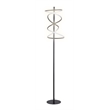 Helix Radiance LED Metal Floor Lamp Matte Black - Modern Accent Lighting