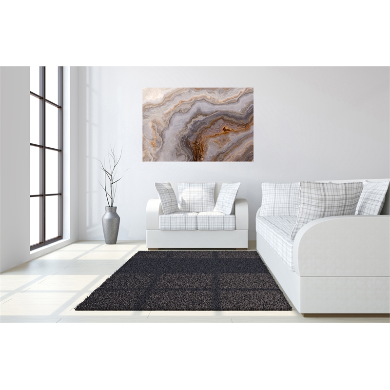 Granite II Frameless Multi-Color Tempered Glass Wall Art - 60